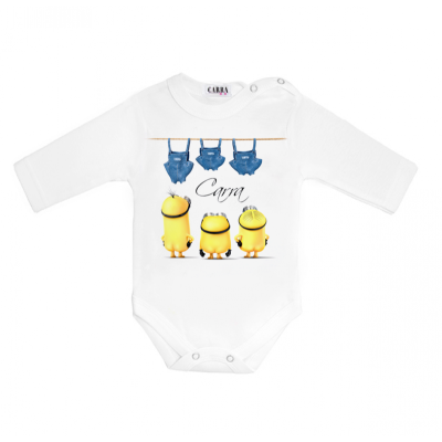 Carra Minions On Bottoms бебешко боди